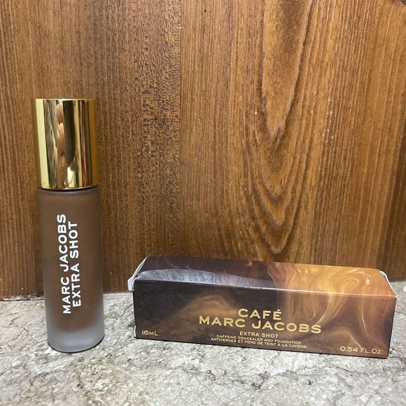 Marc Jacobs Cafe Extra Shot Caffeine Concealer & Foundation Deep 490 - Picture 1 of 4